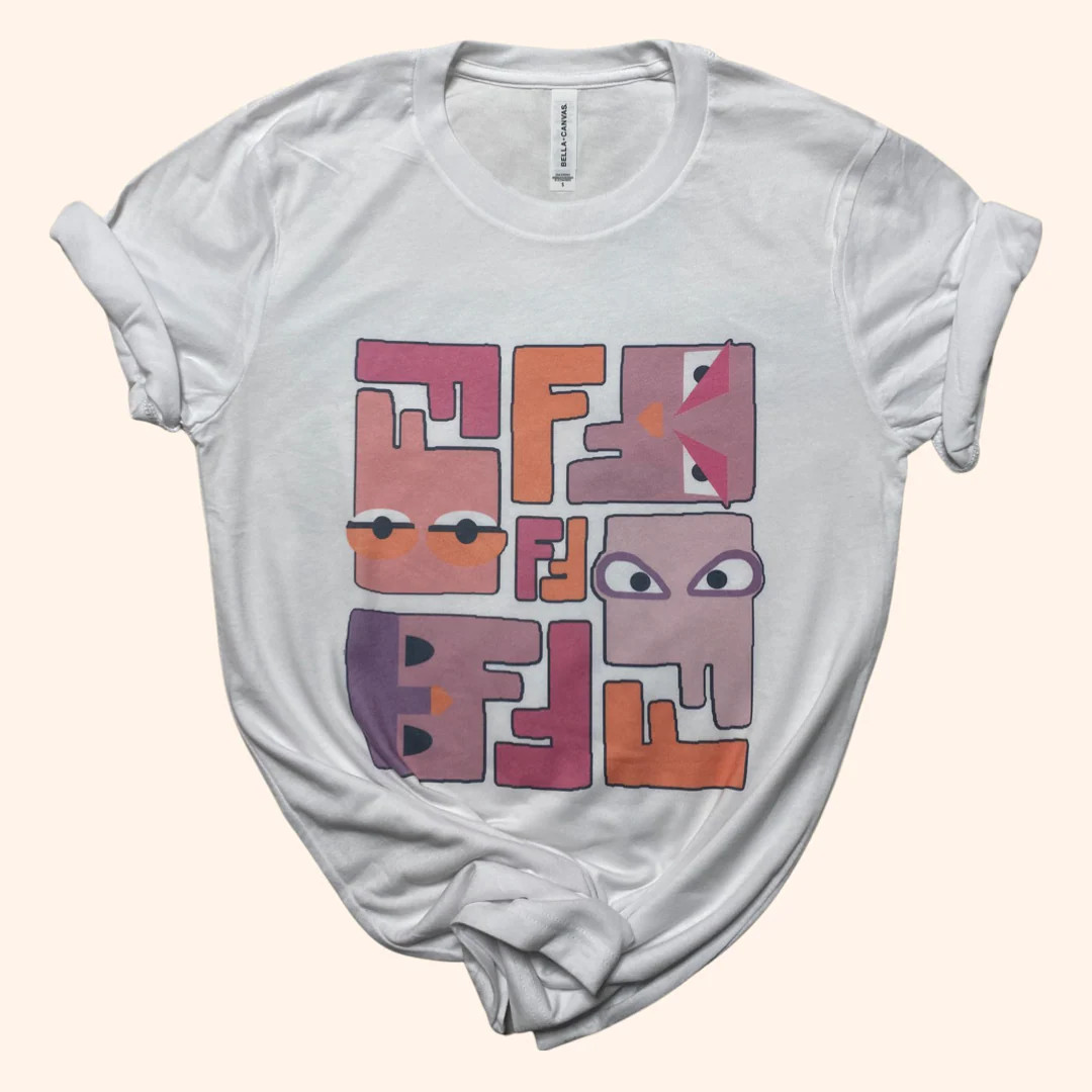 Pink Monsters Graphic T-shirt ( Vintage Feel ) | Sassy Queen