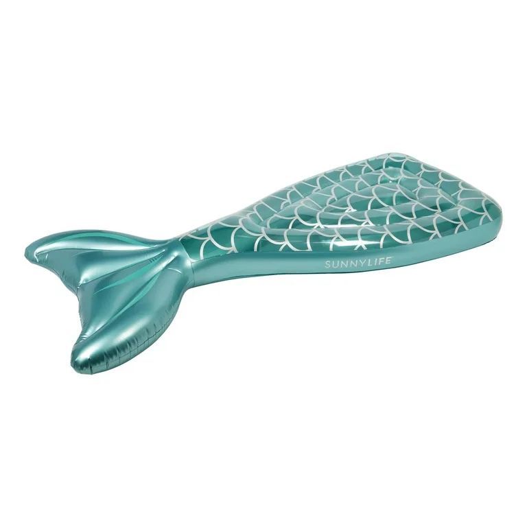 SunnyLife Oversized Inflatable Luxe Lie-On Floats, Mermaid | Walmart (US)