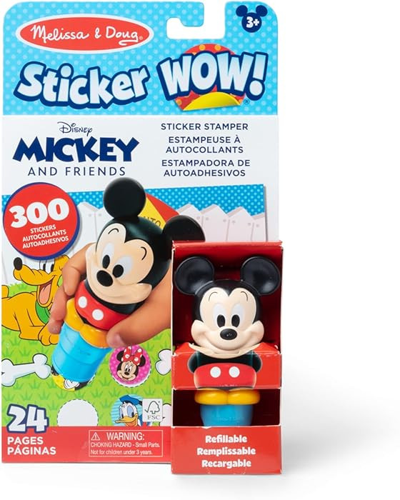 Melissa & Doug Sticker Wow!™ 24-Page Activity Pad and Sticker Stamper, 300 Stickers, Arts and C... | Amazon (US)