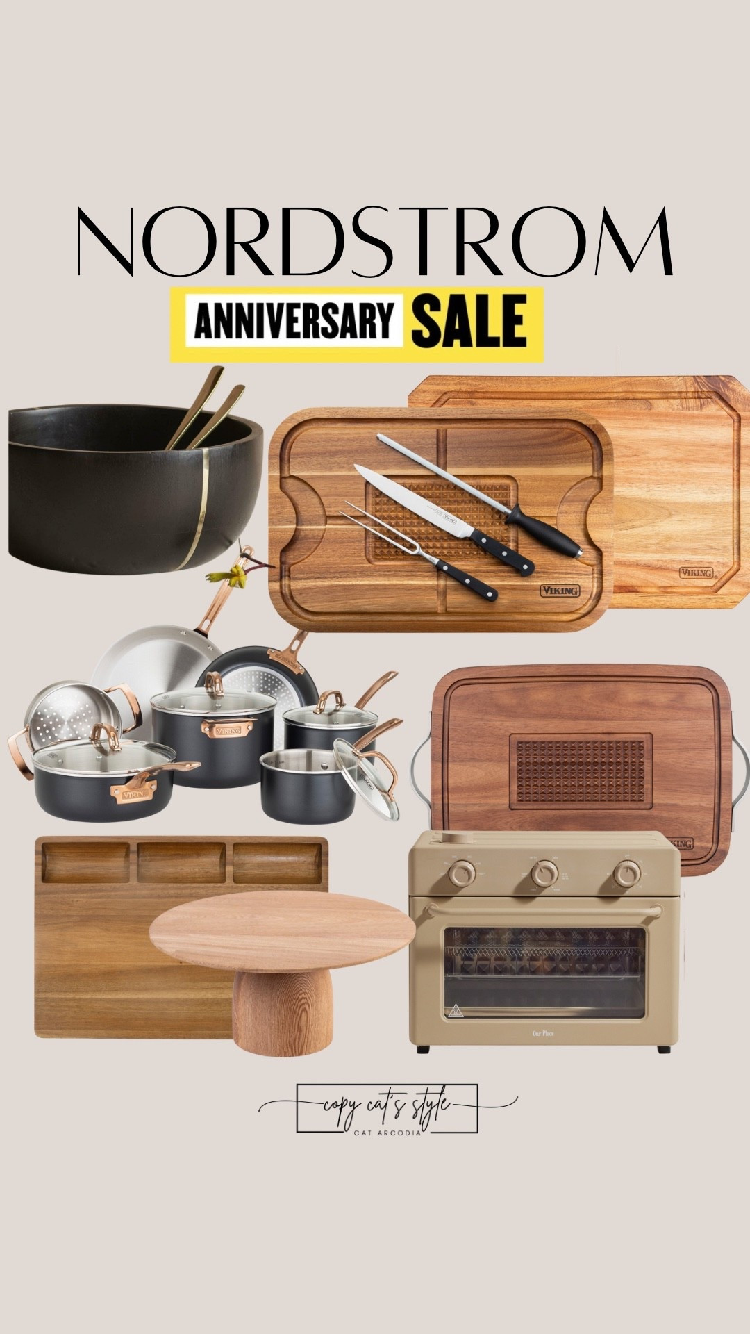 Nordstrom Anniversary Sale! Shop my favorite home finds. Nordstrom cutting boards, pots and pan sets, cake stands, bowls, air fryer, and more! 

#LTKHome #LTKFindsUnder100 #LTKSaleAlert