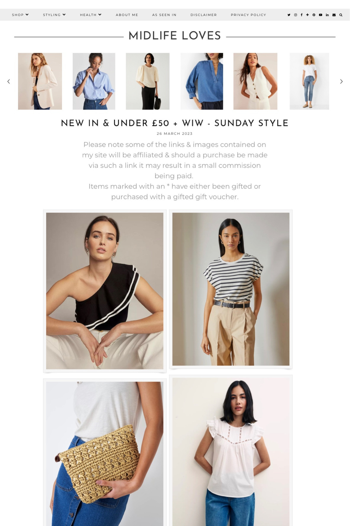 New in & under £50 http://ow.ly/mhsa50Ns4NO #fashion #style #springfashion #springstyle #affordablestyle #affordablefashion #midlifestyle #midlifefashion #mymidlifefashion #over40style #over40fashion #timelessstyle #effortlessstyle #timelessfashion #timelessstyle 

#LTKeurope #LTKSeasonal #LTKunder50