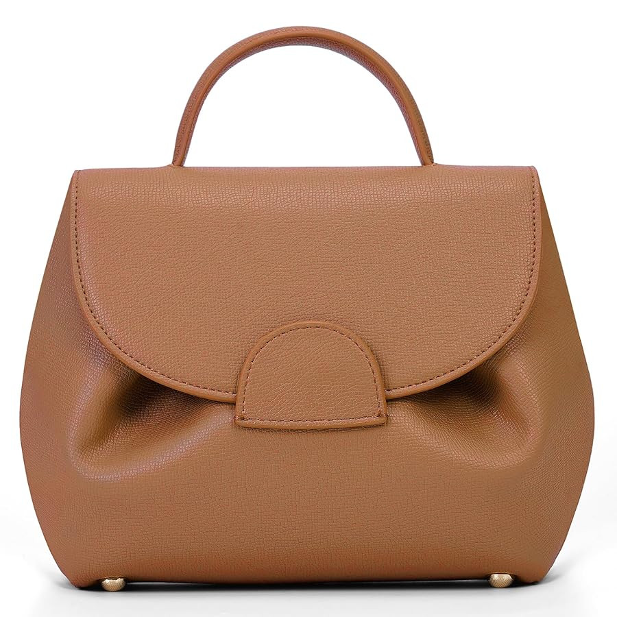 Small Top Handle Bag Crossbody Bags Purses for Women Designer Luxury Mini Faux Leather Shoulder B... | Amazon (US)