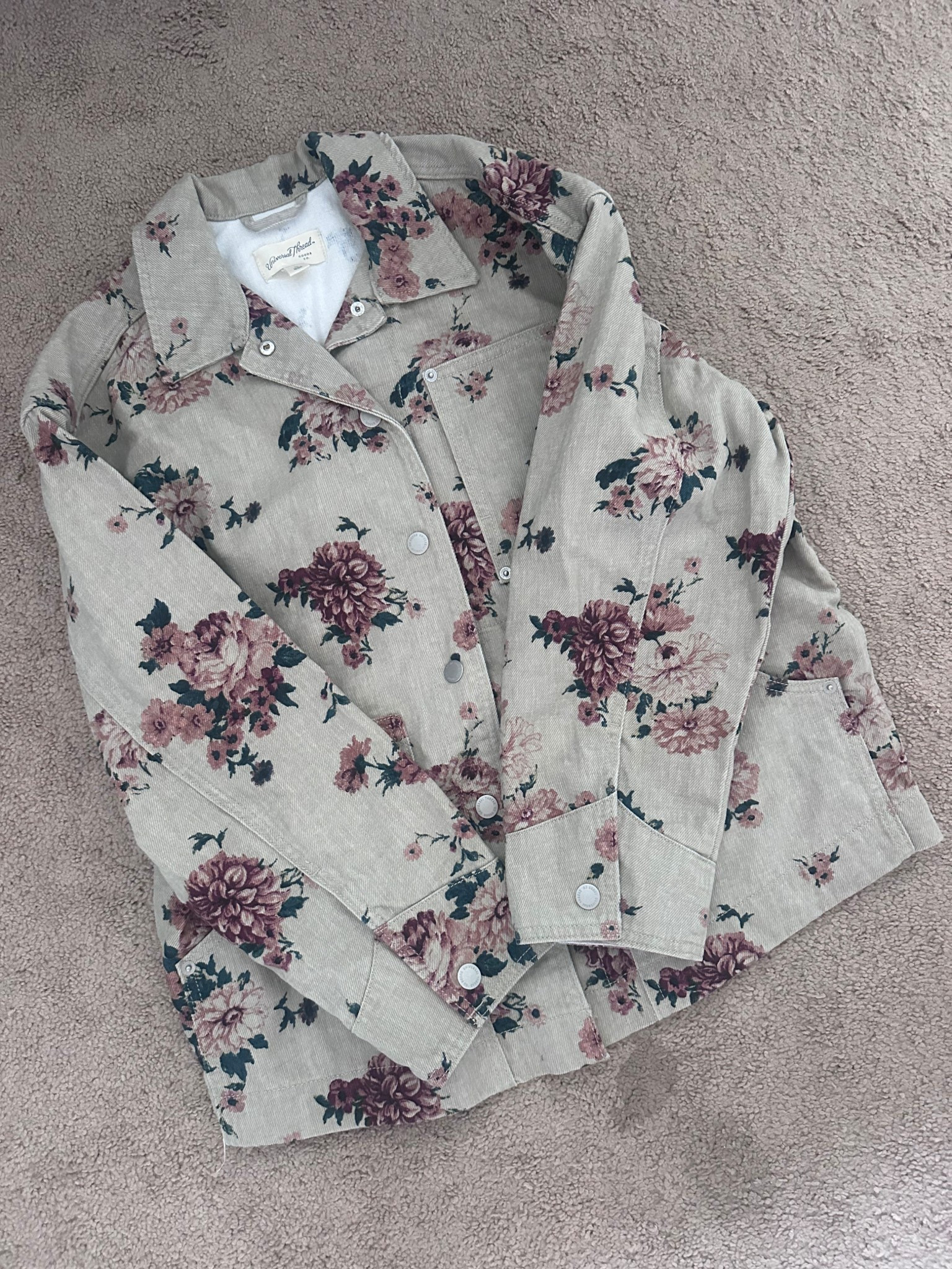 floral denim jacket - perfect for spring 

#LTKOver40 #LTKSeasonal #LTKgrwm