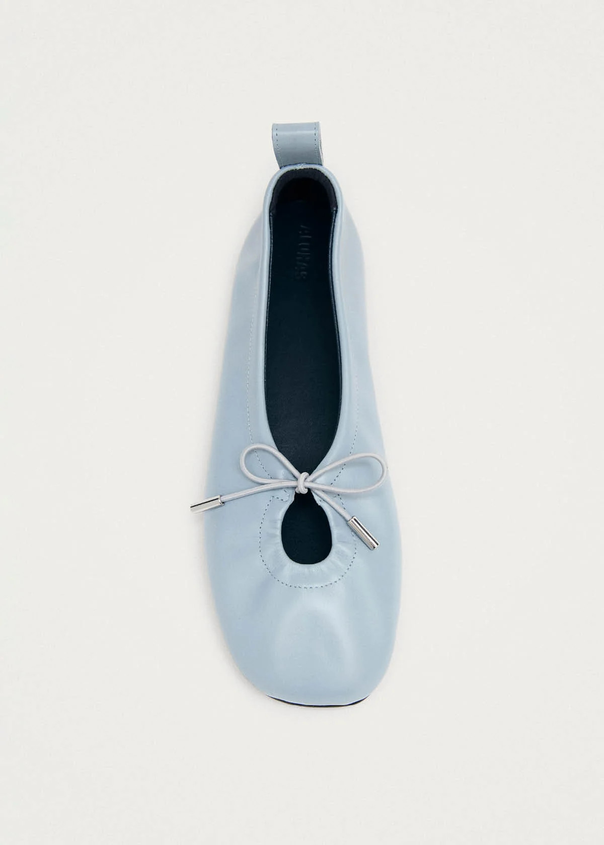 Rosalind Blue Leather Ballet Flats | ALOHAS | ALOHAS (Global)