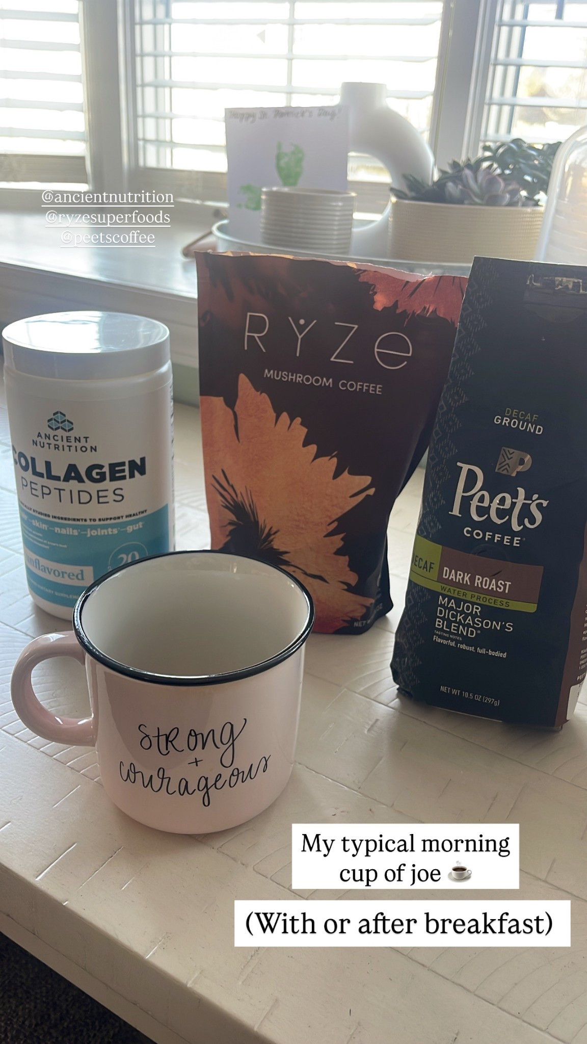 Dietitians morning coffee! I love the flavor of coffee so i add Ryze to water pressed decaf☕️👍🏼