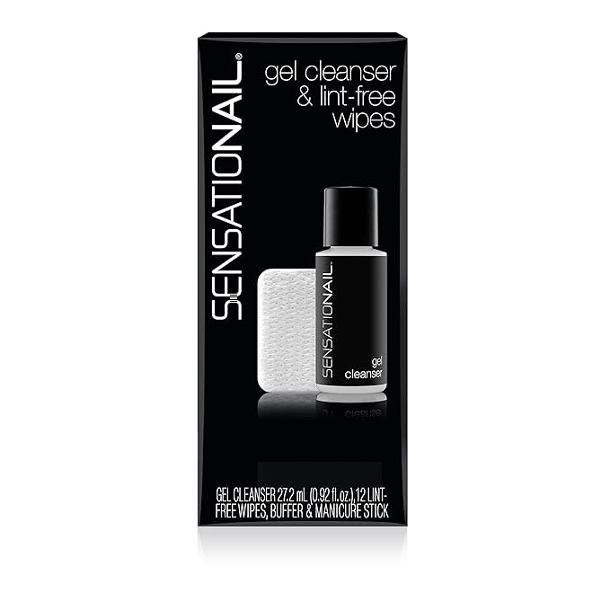 SensatioNail Gel Cleanser & Wipes Refill Kit, 0.92 Ounce | Amazon (US)