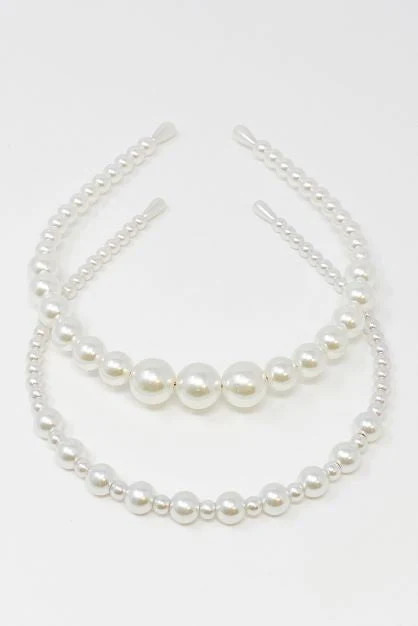 2 Pack Headband Set - Pearl | Petal & Pup (US)