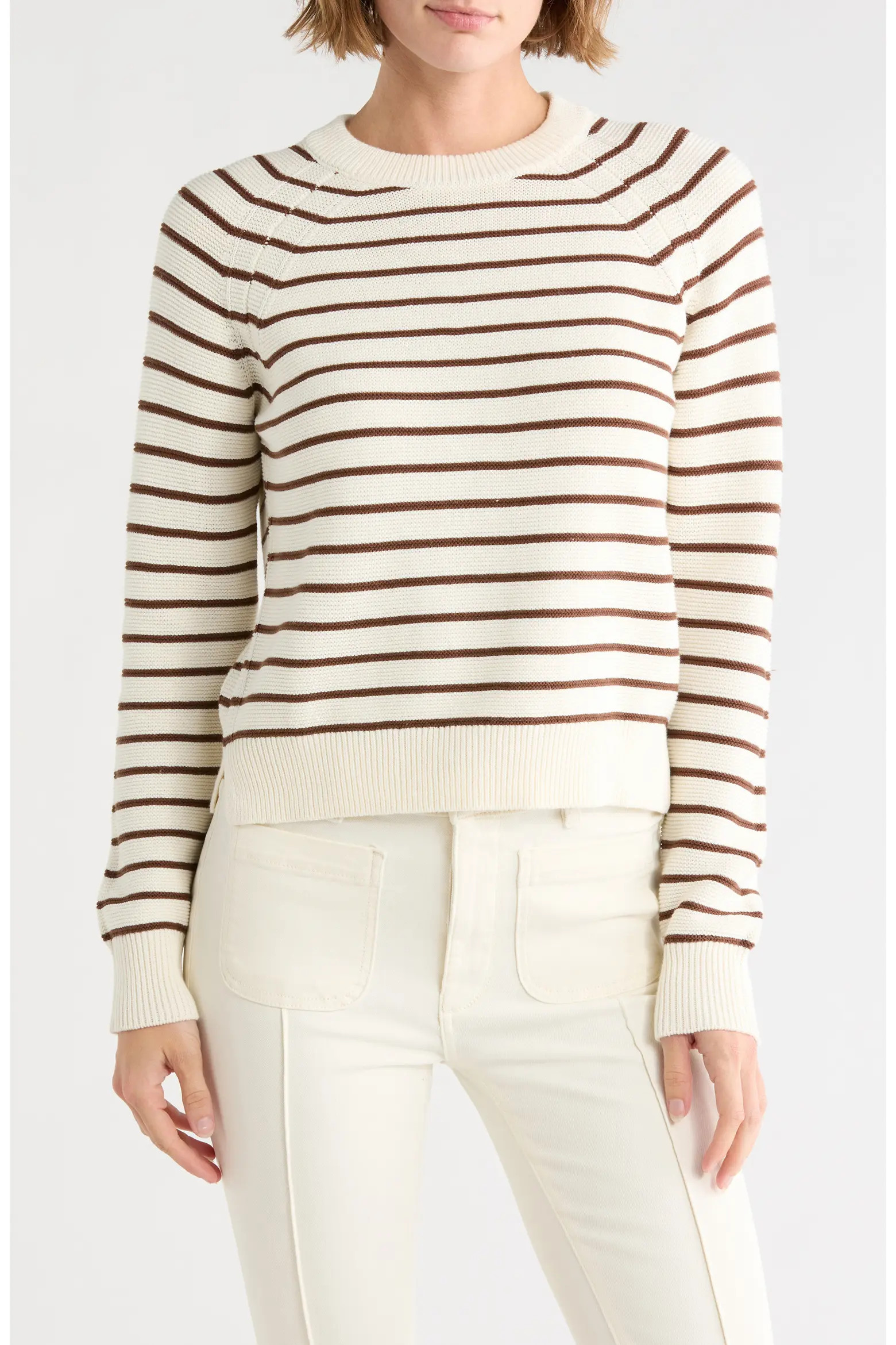 Mozart Stripe Crewneck Sweater (Women) | Nordstromrack | Nordstrom Rack