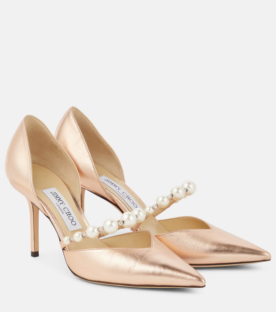 Pumps Aurelie 85 aus Metallic-Leder | Mytheresa (DACH)