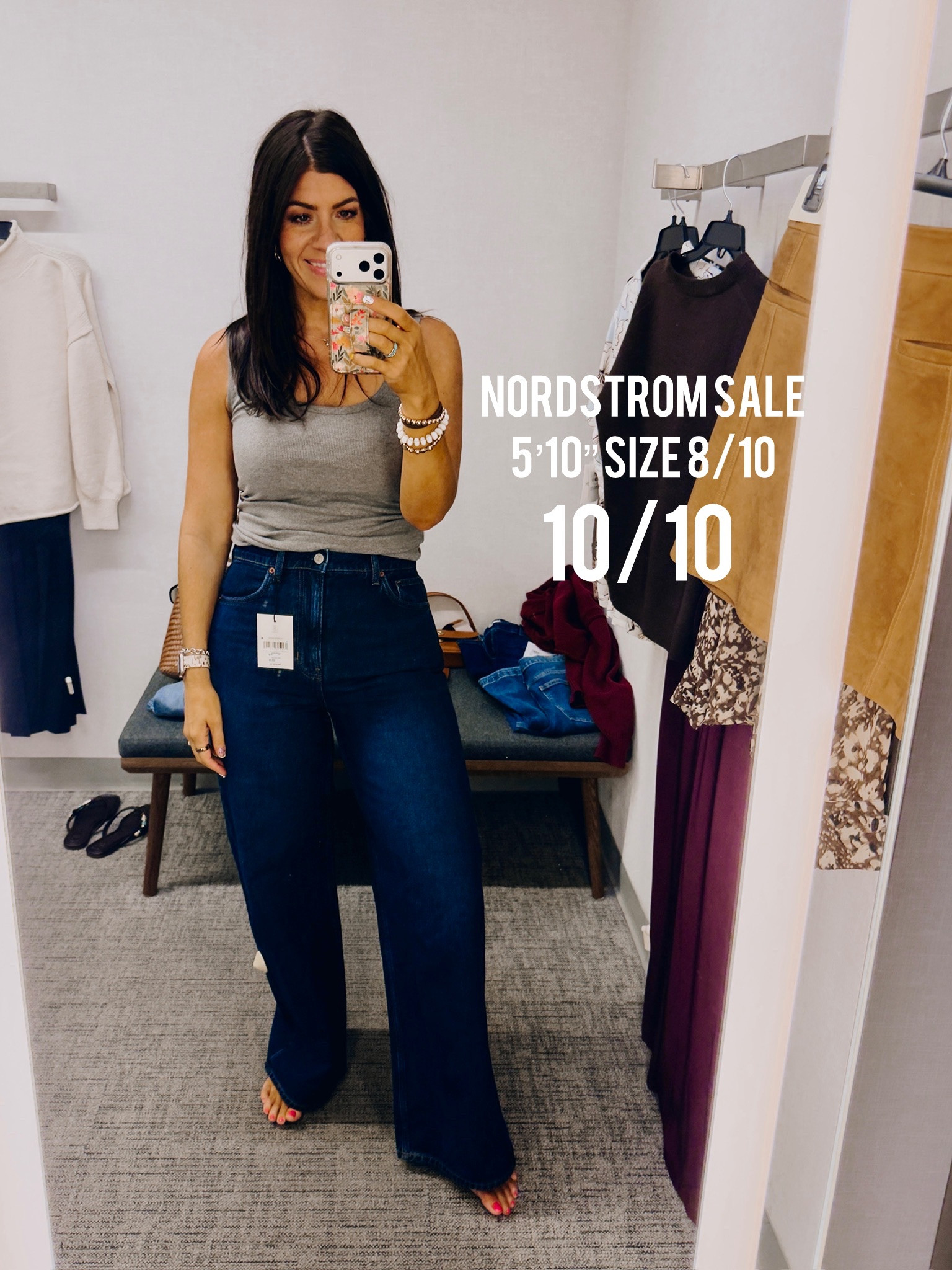 Wearing 29 reformation jeans 

Nordstrom Sale, designer denim, jeans, midsize style, nsale, easy outfit, what to wear, fall midsize outfit, ootd, midsize fall, causal

#LTKSaleAlert #LTKMidsize #LTKOver40