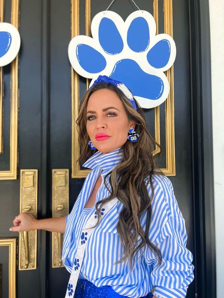 These blue and white accessories from Caroline Hill are perfect for cheering on the Wildcats 💙🤍

#LTKstyletip #LTKSeasonal #LTKBacktoSchool