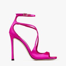 Fuchsia Satin Sandals | Jimmy Choo (FR)