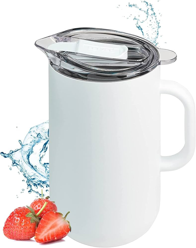 served Brand | Premium Pitcher (2L) - Keep Drinks Cold or Hot for Hours with our Vacuum-Insulated... | Amazon (US)