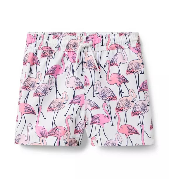 Recycled Flamingo Swim Trunk | Janie and Jack