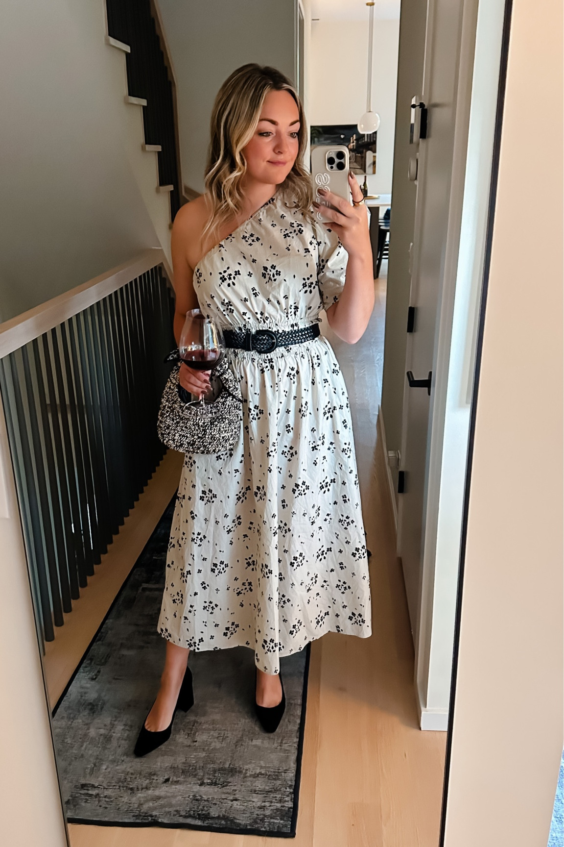 Wearing an 8 in this Polo Ralph Lauren One-Shoulder Dress and it’s a bit big, should have gotten a 6. Size down if you’re in between!

Paired it with black heels (on sale!), a woven black leather belt, and my favorite little bag. 

#LTKSeasonal #LTKmidsize #LTKsalealert