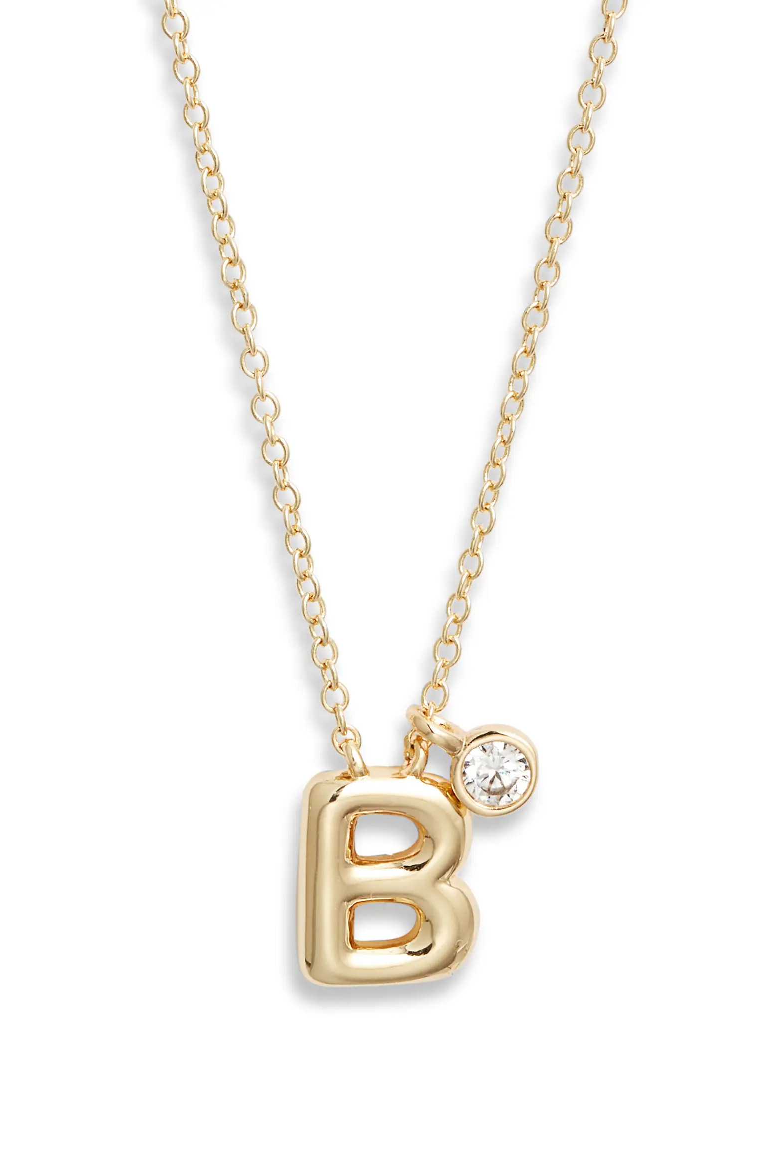 Goldtone Initial Pendant Necklace (Women) | Nordstrom | Nordstrom