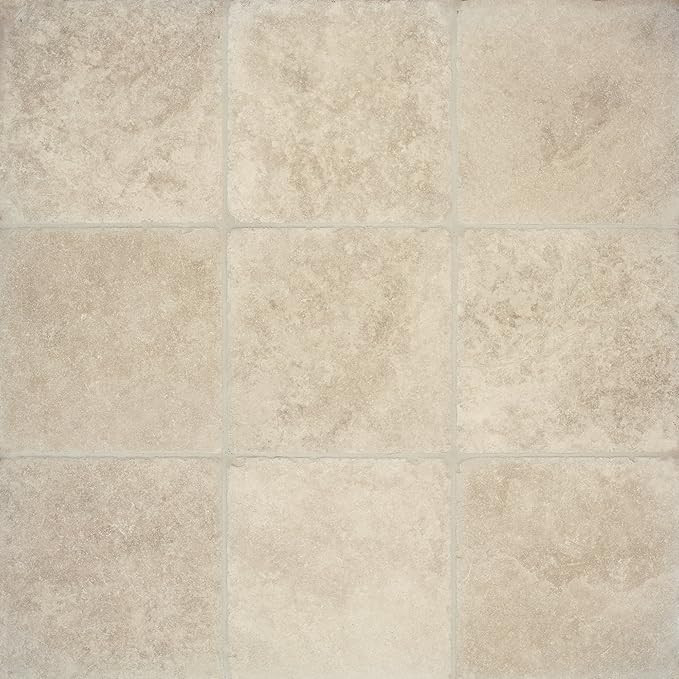 4 by 4-Inch Tumbled Travertine Tile, Torreon, 10-Total Square Feet | Amazon (US)