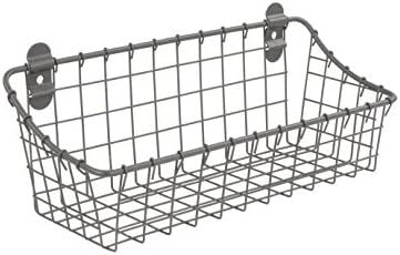 Spectrum Diversified Vintage Cabinet & Wall Mount Basket, Small, Industrial Gray | Amazon (US)