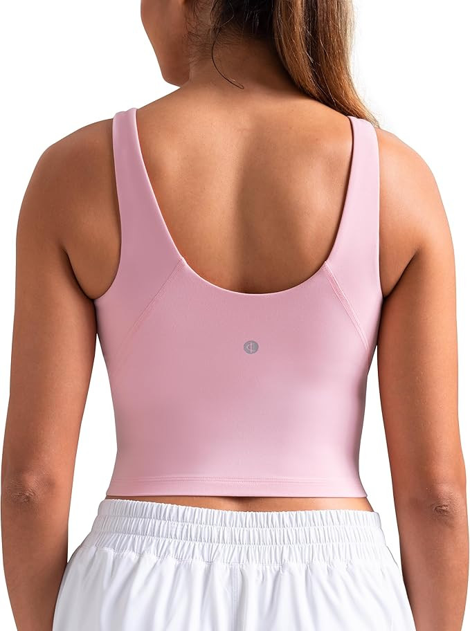 Colorfulkoala Dreamlux Womens Padded Sports Bra High Neck U-Back Yoga Running Workout Athletic Ta... | Amazon (US)
