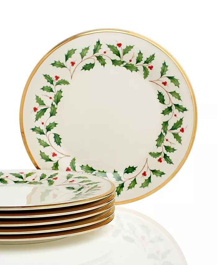 Holiday Dinner Plate Set, Buy 3 get 6 total | Macy's