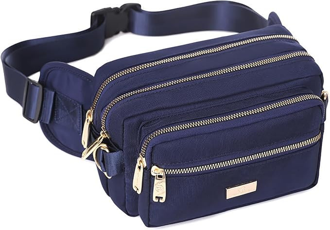 Extra Large Fashion Fanny Pack for Men Women, Waist Bag for Waterproof Hiking Running Biking Gym ... | Amazon (US)