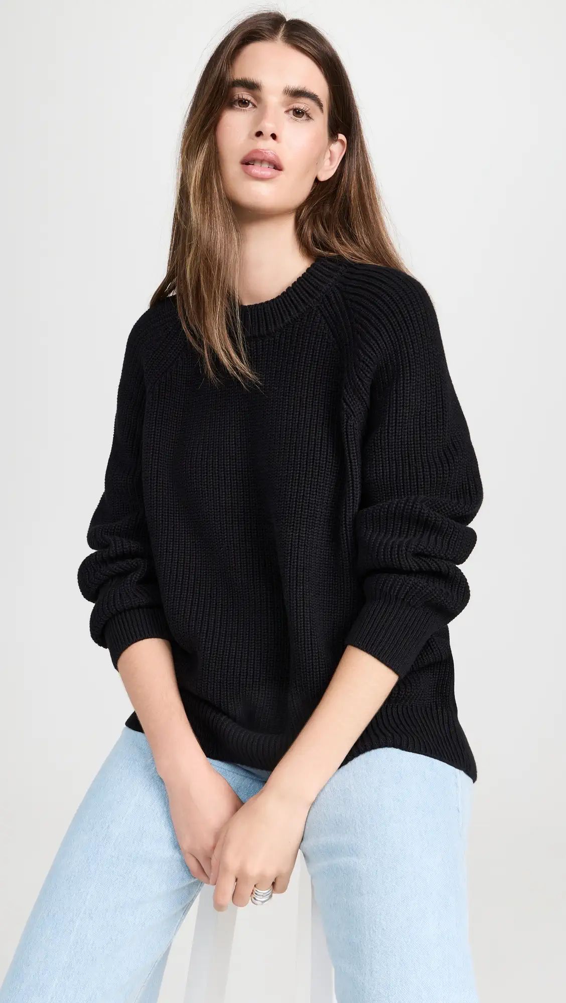 Jenni Kayne Oversized Cotton Fisherman Sweater | Shopbop | Shopbop