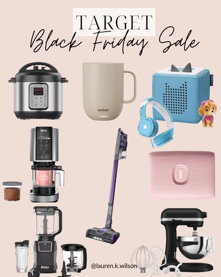Target Black Friday sale, electronics, tech, gift ideas, ninja, instant pot, Tonise, vacuum, kitchen aid 

#LTKhome #LTKCyberWeek #LTKsalealert