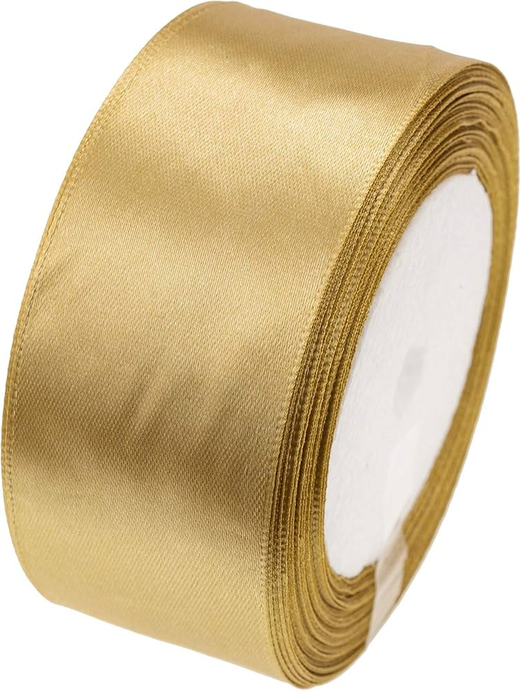 ATRBB 25 Yards 1-1/2 inch Wide Satin Ribbon Perfect for Wedding,Handmade Bows and Gift Wrapping(D... | Amazon (US)