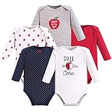 Hudson Baby Unisex Baby Cotton Long-Sleeve Bodysuits | Amazon (US)