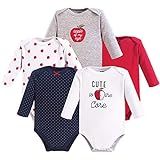 Hudson Baby Unisex Baby Cotton Long-Sleeve Bodysuits | Amazon (US)