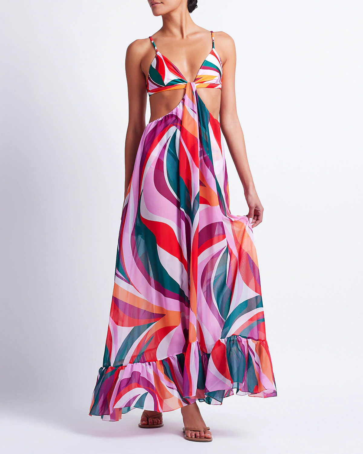 DELOS CUT-OUT BEACH DRESS (FINAL SALE) | PatBO