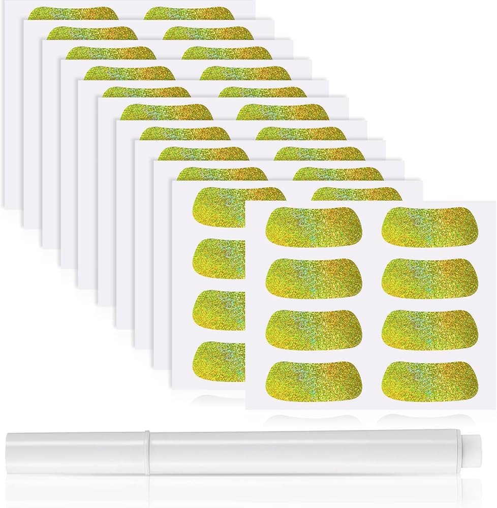 Eye Strips Sports Eye Stickers Breathable Eye Strips with 1 White Pencil for Baseball Football So... | Amazon (US)