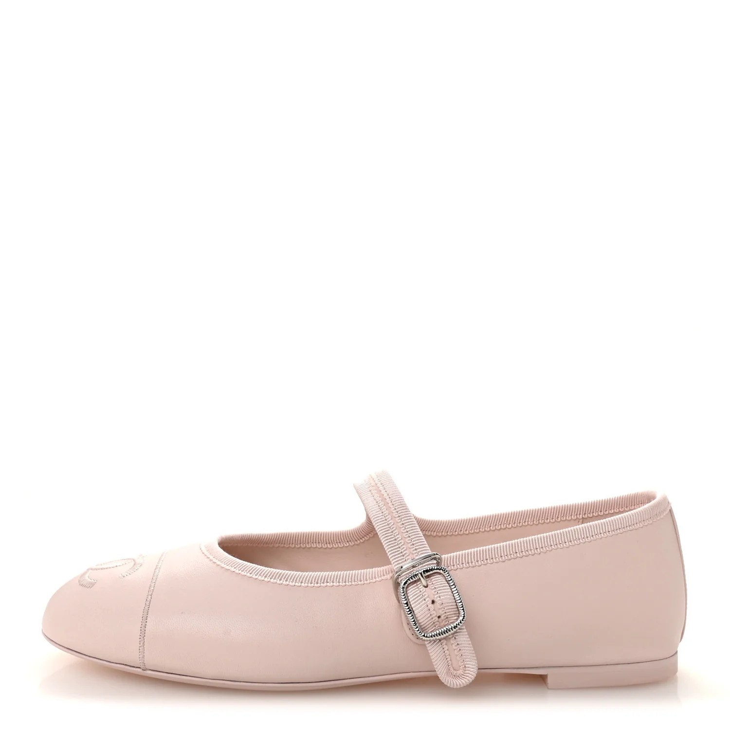 Lambskin Mary Jane Flats 39.5 Light Pink | FASHIONPHILE (US)
