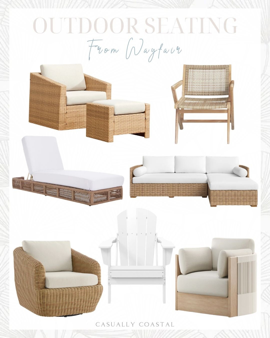 (#ad) @wayfair has some beautiful outdoor seating options right now if you're in need for the upcoming season and many are on sale! I love all of these woven options, and these weather-resistant Adirondack chairs fold right up for easy transport & storage! #Wayfair #WayfairPartner #wishyouwerehere #outdoor
-
coastal furniture, patio furniture, deck furniture, outdoor furniture, white chairs, outdoor lounge chairs, outdoor swivel chairs, wayfair outdoor furniture, outdoor furniture on sale, patio chair with ottoman, rattan outdoor chairs, wicker outdoor chaise, outdoor sectional, outdoor lounger, pool loungers, chaise lounge, outdoor rope chairs, patio sets, outdoor swivel chairs, pool chairs, front porch seating

#LTKSeasonal #LTKSaleAlert #LTKHome