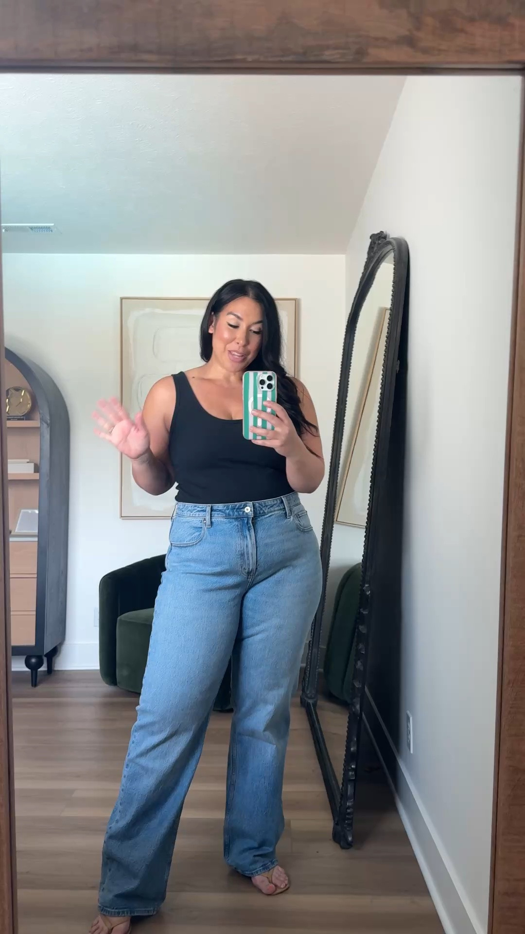 One of my favorite pairs of denim! Wearing a size 33. abercrombie, denim, curvy friendly

#LTKMidsize #LTKSeasonal