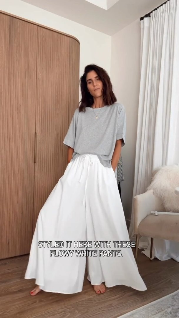 Girls… these tee are sooo soft! I'm just shy of 5-7" wearing the size small and small flowy pants as well. Great closet staples✨
#stylinbyaylin #aylin

#LTKOver40 #LTKgrwm #LTKootd