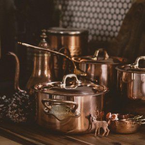 Mauviel Copper M'150 B 8-Piece Cookware Set | Williams-Sonoma