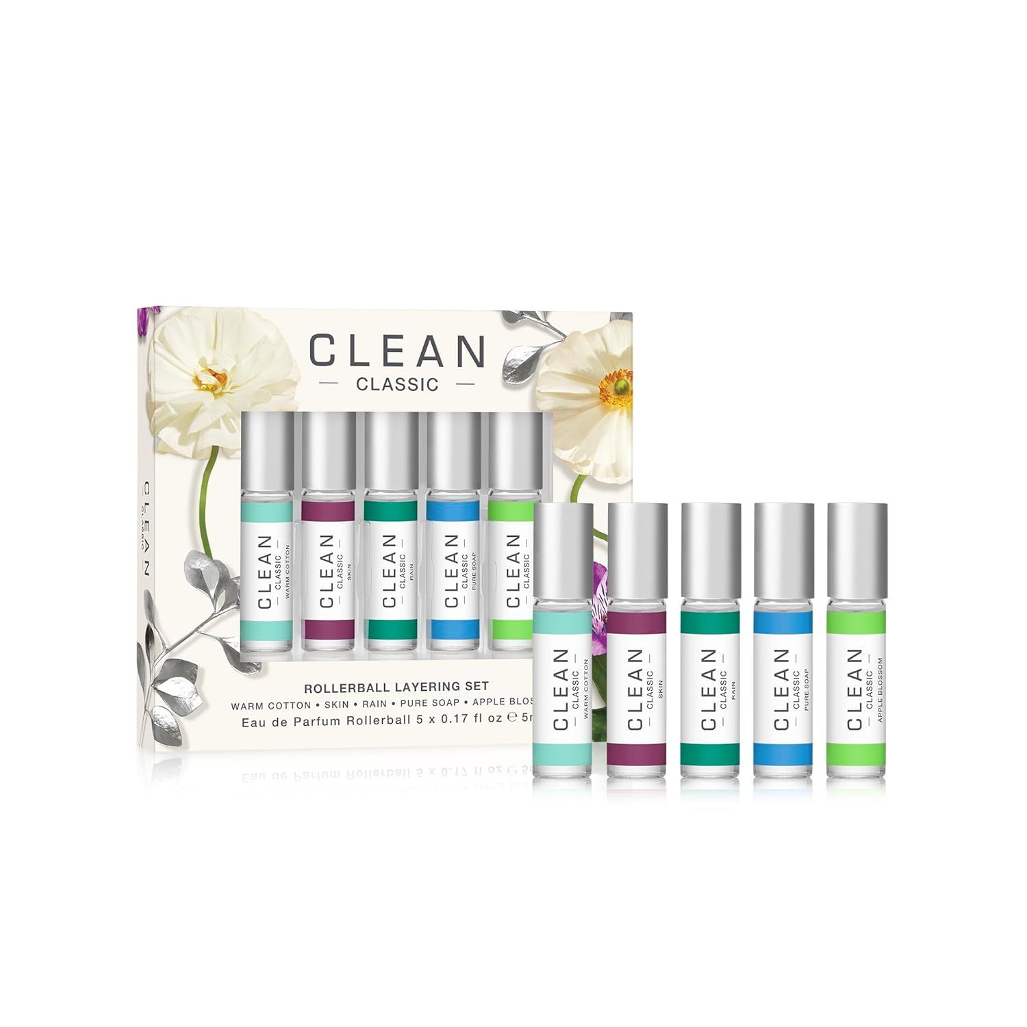 CLEAN CLASSIC Eau de Parfum Rollerball Fragrance Gift Set | Light, Layerable Fragrance | Vegan, P... | Amazon (US)