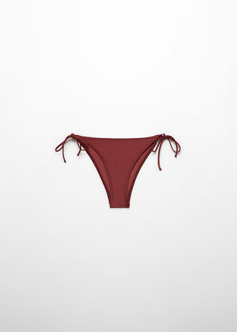 Tie bikini bottom -  Women | Mango United Kingdom | MANGO (UK)