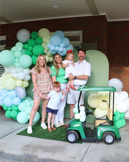Master’s Golf Birthday Party!
Chip loved his golf themed birthday party! He really loved the ride on golf cart! Happy 5th bday buddy!

Toddle little boy party ideas outfits brother sister masters golf outfit preppy

#LTKparties #LTKkids #LTKfamily