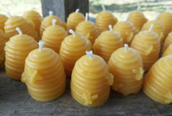 Michigan Beeswax Set of 15 MINI Bee Hive Votives - Baby Shower - Wedding Decor - Party Favors - 1... | Etsy (US)