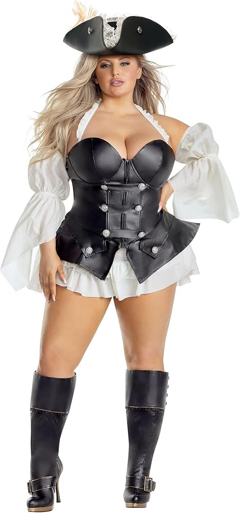 Starline Women's Plus Size Black Pearl Sexy Pirate Costume | Amazon (US)