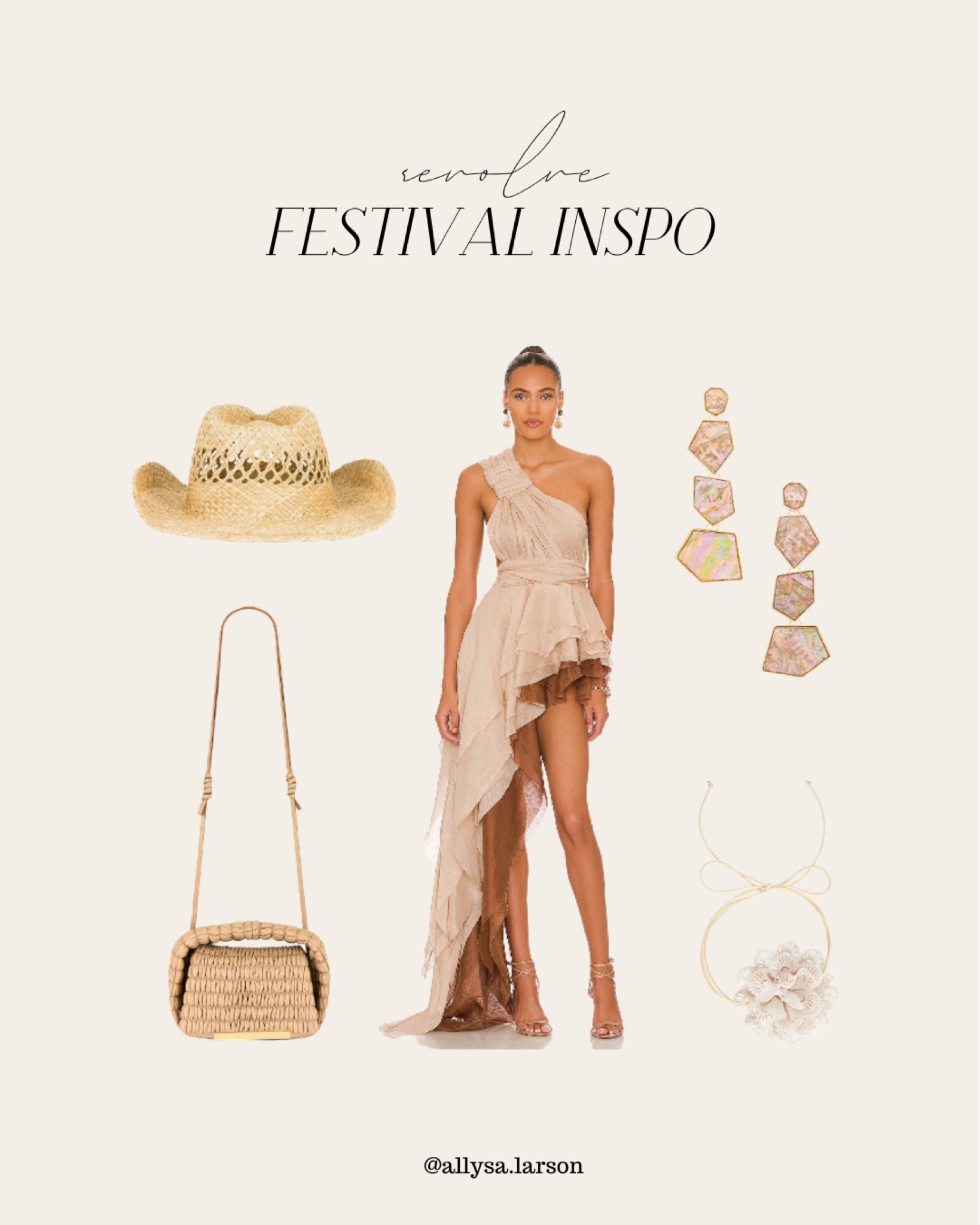 Tulum Dress in Beige & Brown curated on LTK