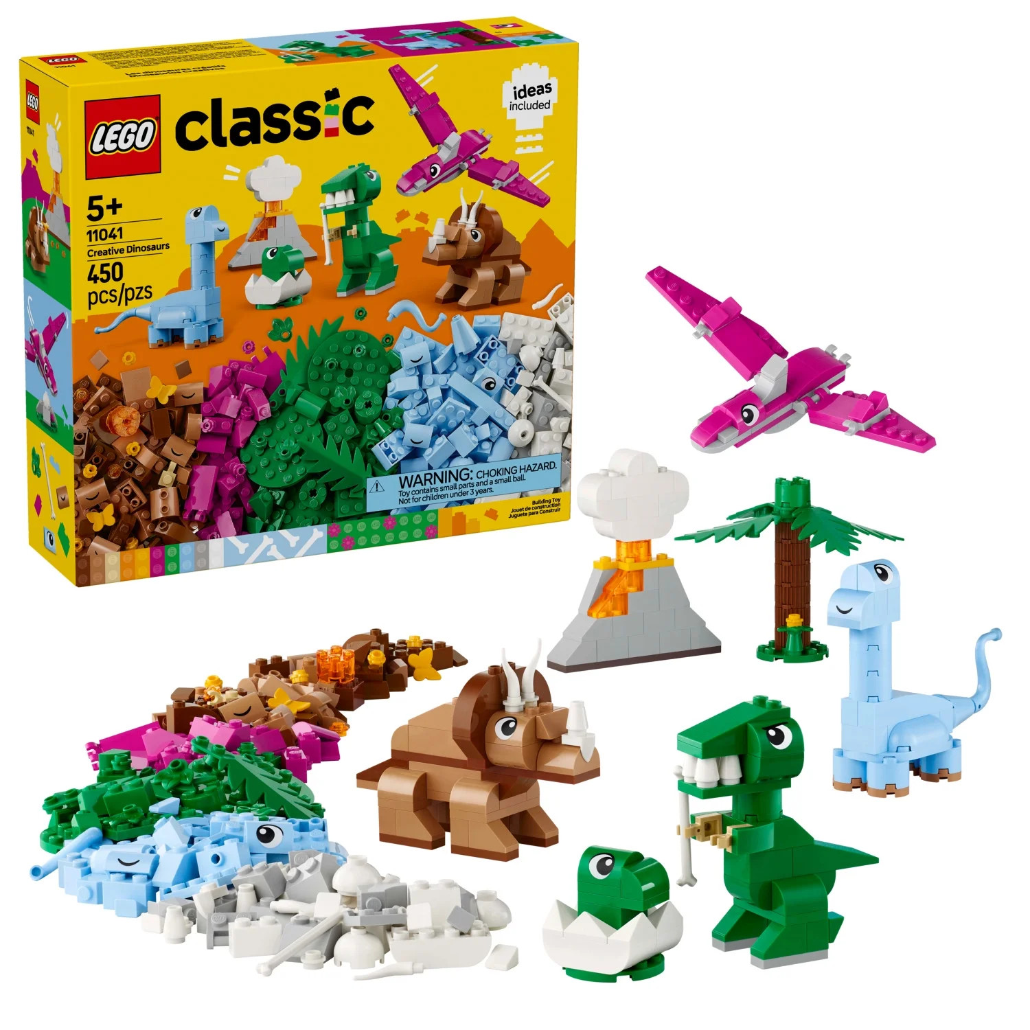 LEGO Classic Creative Dinosaurs Toy - Building Blocks Toy for Kids, Boys and Girls, Ages 5+ - Lea... | Walmart (US)