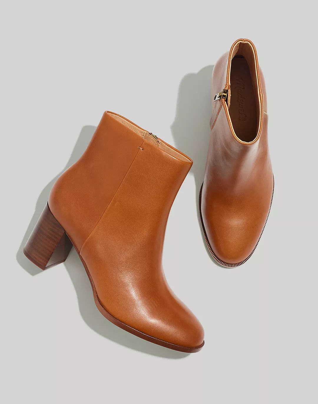 The Mira Side-Seam Ankle Boot in Leather | Madewell