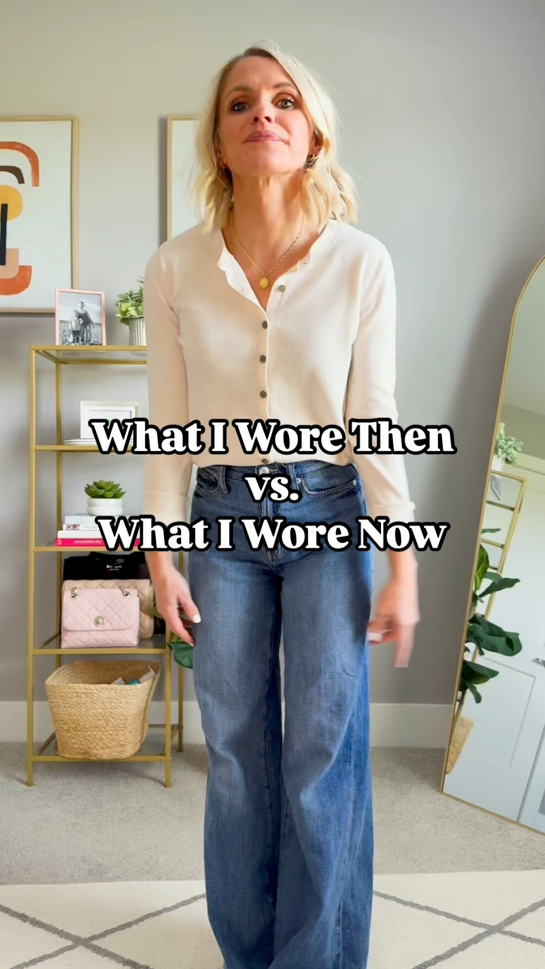 What I wore then vs. what I wore now! Cardigan- small || jeans- 25/short || chambray shirt- medium || blazer- xsmall || white jeans- 0 (I cut the hem)

#LTKPetite #LTKStyleTip #LTKWorkwear