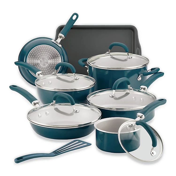 Rachael Ray® Create Delicious 13-pc. Aluminum Nonstick Cookware Set | Kohl's