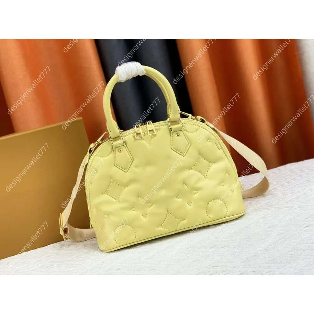 Luxury womens designer thread embossed shell bag yellow blue almas small leather shoulder bags cr... | DHGate