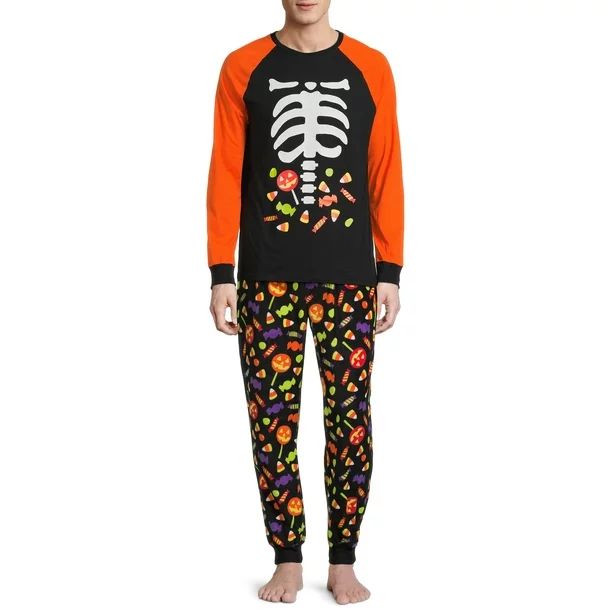 Way to Celebrate Halloween Family Pajamas Women's and Women's Plus, Men's 2 Piece set | Walmart (US)