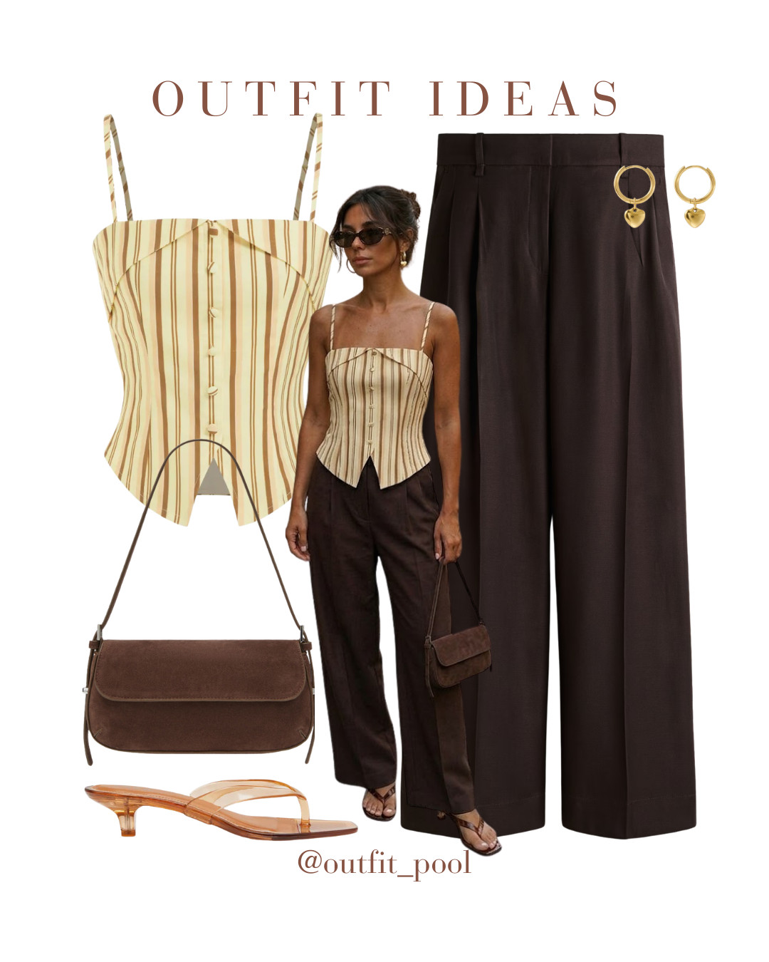 Brown trousers Outfits 🤎
SHARE your fave🙋🏽‍♀️

#browntrousers #stripedtop 

(Brown Trousers, Brown Pants Outfit, Wide Leg Brown Trousers, Tailored Brown Trousers, Brown Trousers Outfit, Brown Trousers for Work, Office Outfit Inspiration, Chic Everyday Style, Street Style Fashion, Timeless Wardrobe Pieces, Classic Tailored Pants) 

 #LTKgrwm #LTKSeasonal #LTKTravel